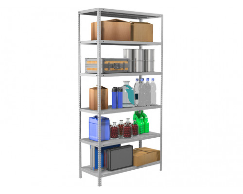 Стеллаж металлический MS Standart 220/100x40/6 Стеллаж металлический MS Standart 220/100x40/6